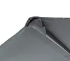 A close-up view of the corner of a gray umbrella canopy, showing the fabric and stitching. Náhľad obrázku produktu