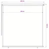 Tenda avvolgibile da esterno 240 x 230 cm, nera Anteprima dell’immagine prodotto 6