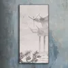 Leinwand Wanduhr Wandkunst Uhr Geräuschlos 30x60 Wohnkultur Produktbild-Vorschau 2