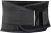 A black lumbar support belt with blue stripes. Náhľad obrázku produktu