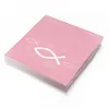 itenga Servietten Fisch ROSA Weiß 30 x 30 cm 3-lagig 20 Produktbild-Vorschau 1