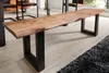 Casa Padrino Designer Sitzbank Natur Breite 180 cm, Höhe 50 Produktbild-Vorschau 2