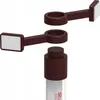 Two brown thermometer attachments are shown against a white background, with one attachment positioned above a thermometer tube. Podgląd zdjęcia produktu