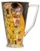 HOME ELEMENTS Porzellanbecher 500 ml, Klimt, Kiss, schwarz Produktbild-Vorschau 2