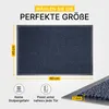 Entrando Fußmatte 40x60 cm in Blau Schwarz - waschbar, Produktbild-Vorschau 2