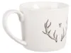 Clayre & Eef Tasse 275 ml Weiß Porzellan Hirsch Produktbild-Vorschau 2