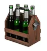 Portabottiglie in legno con apribottiglie in metallo Anteprima dell’immagine prodotto 15