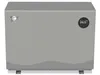 A gray inverter pool heat pump is shown against a light gray background. Produktbild-Vorschau