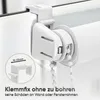Verdunklungsrollo 70x210cm Weiß Thermorollo Fensterrollo Produktbild-Vorschau 6