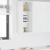 vidaXL Hängeschrank Riga Weiß 30 x 29,5 x 80 cm Produktbild-Vorschau 2