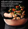 Wok-Pfanne abnehmbarer Holzoptik-Griff Deckel Ø32cm Produktbild-Vorschau 4