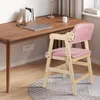 DazHom Kinderstuhl aus Holz, Rosa, 45x46x76 cm (Sitz 41x41 Produktbild-Vorschau 3