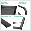 A collage of four close-up images showcasing features of a garden chair. Produktbild-Vorschau