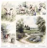 Satz Scrapbooking-Papiere 30x30 - Itd Kollektion - Cottage Anteprima dell’immagine prodotto 11