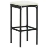 The Living Store 5-tlg. Gartenbar-Set Schwarz Massivholz Produktbild-Vorschau 5