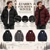 ASKSA Winterjacke Herren Steppjacke mit Kapuze Warme Stepp Produktbild-Vorschau 7