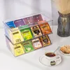 Dóza na čaj s 16 přihrádkami - stohovatelný plastový držák Náhled obrázku produktu 6