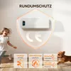 HOMCOM Wandheater 2000W, keramisch wandapparaat met 3 Productafbeelding-voorbeeld 9