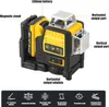 Laserová vodováha – 3D, 12 čar, 360° – 360° vertikálně – Náhled obrázku produktu 3