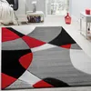 Tapis design moderne Motifs géométriques Contours découpés Voir les images du produit 1