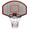 vidaXL Basketballkorb Schwarz 90x60x2 cm Polyethylen Produktbild-Vorschau 1