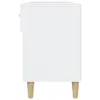vidaXL Szafka na buty biała wysoki połysk 102x35x55 cm Podgląd zdjęcia produktu 6