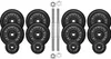 Guss Kurzhantel-Set 50Kg (2x25) Hantelscheiben Hantelset Produktbild-Vorschau 2