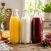 Milchflasche 1 Liter Glasflasche transparent mit 9 Flaschen Produktbild-Vorschau 4