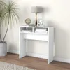 vidaXL Tavolino da salotto bianco 78x30x80 cm in materiale Anteprima dell’immagine prodotto 2