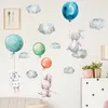 Wandsticker Hasen Wandtattoo Kinderzimmer Kaninchen Sterne Produktbild-Vorschau 3