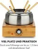 Klarstein Bambus Fondue, 800 Watt, Edelstahl-Topf, Produktbild-Vorschau 6