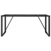 vidaXL Rám jedálenského stola v tvare O 180x80x73 cm oceľ Náhľad obrázku produktu 4