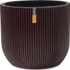 Capi Europe - Topf kugel Groove  - Schwarz-rot - 17x15 Produktbild-Vorschau 1
