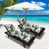 (Hawaii-Stil) Auflage für Liegestuhl 180x50x10cm, Produktbild-Vorschau 9