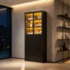 Armadio vetrina ODFU, 70 x 34 x 180 cm, mobiletto alto con Anteprima dell’immagine prodotto 2