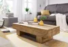 Wohnling Acacia Table basse massive 120 x 45 x 30 cm Bois Voir les images du produit 8
