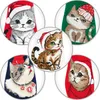 BRUBAKER, 5 pares de calcetines navideños para gatos, para Vista previa de la imagen del producto 5