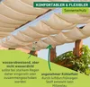 Seilspann-Sonnensegel 270x140cm beige/sand Produktbild-Vorschau 3