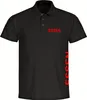 multifanshop Poloshirt - Essen - Brust & Seite, schwarz, Produktbild-Vorschau 1