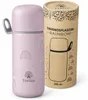 Botella térmica para niños con vaso, 350 ml, color rosa Vista previa de la imagen del producto 7
