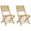 vidaXL Gartenstühle 2 Stk. Klappbar 48,5x61,5x87 cm Produktbild-Vorschau 1