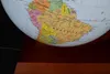 Globe politique et physique, 32 cm. Éclairé. Cadre en bois. Voir les images du produit 9