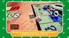 A digital rendering of a Monopoly board game with dice and money. Produktbild-Vorschau