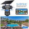 Solar-Kamera 4G SIM Outdoor 3 Objektive 3 Bildschirme Produktbild-Vorschau 2