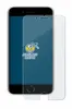 A screen protector is shown next to a smartphone. Produktbild-Vorschau