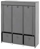 SUGIFT, armoire pliante en tissu non tissé, couleur gris Voir les images du produit 3