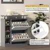 Wandgarderoben-Set,1Spiegel,2 Wandpaneelen,1Regalwand,1 Produktbild-Vorschau 5