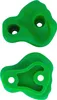 Two green climbing holds are shown against a white background. Produktbild-Vorschau