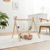 Holz Baby Spielbogen – Baby-Gym aus Kiefernholz mit 5 Produktbild-Vorschau 5