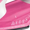 Close-up of a pink Russell Hobbs iron with control icons and text. Náhľad obrázku produktu